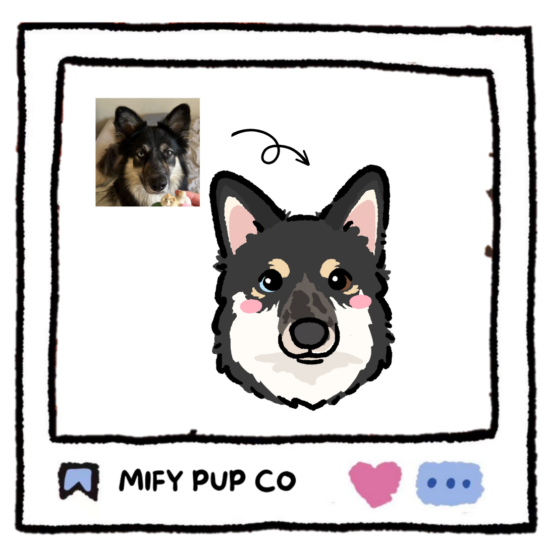 Custom Digital Pet Portrait – Personalized Pet Illustration (Printable, High-Resolution)