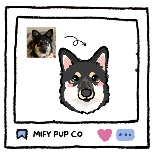 Custom Digital Pet Portrait – Personalized Pet Illustration (Printable, High-Resolution)