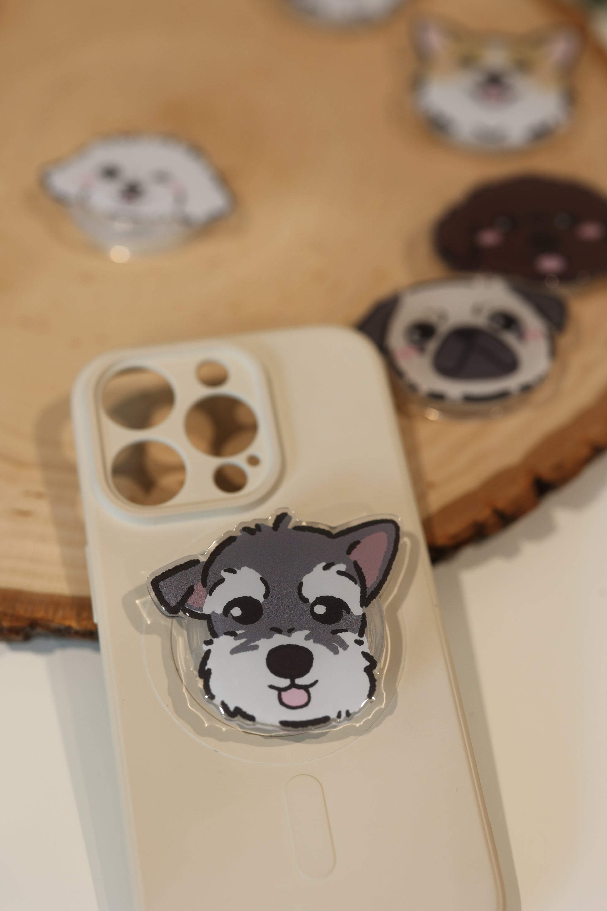 Dog breed magnetic phone grip | Cute Phone Grip| Dog phone grip| Valentine Gift for her| Valentine gift for him
