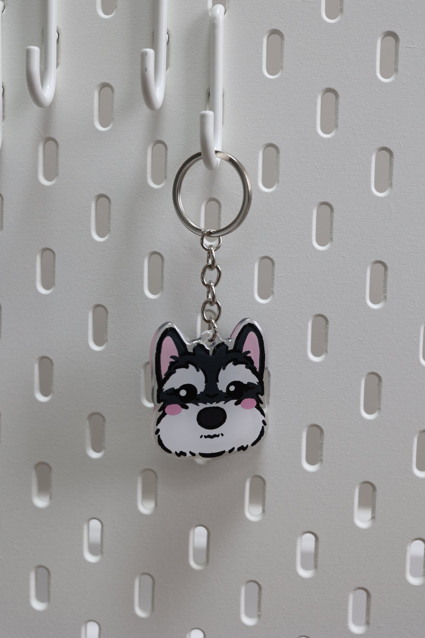 Custom Pet Portrait Acrylic Keychain