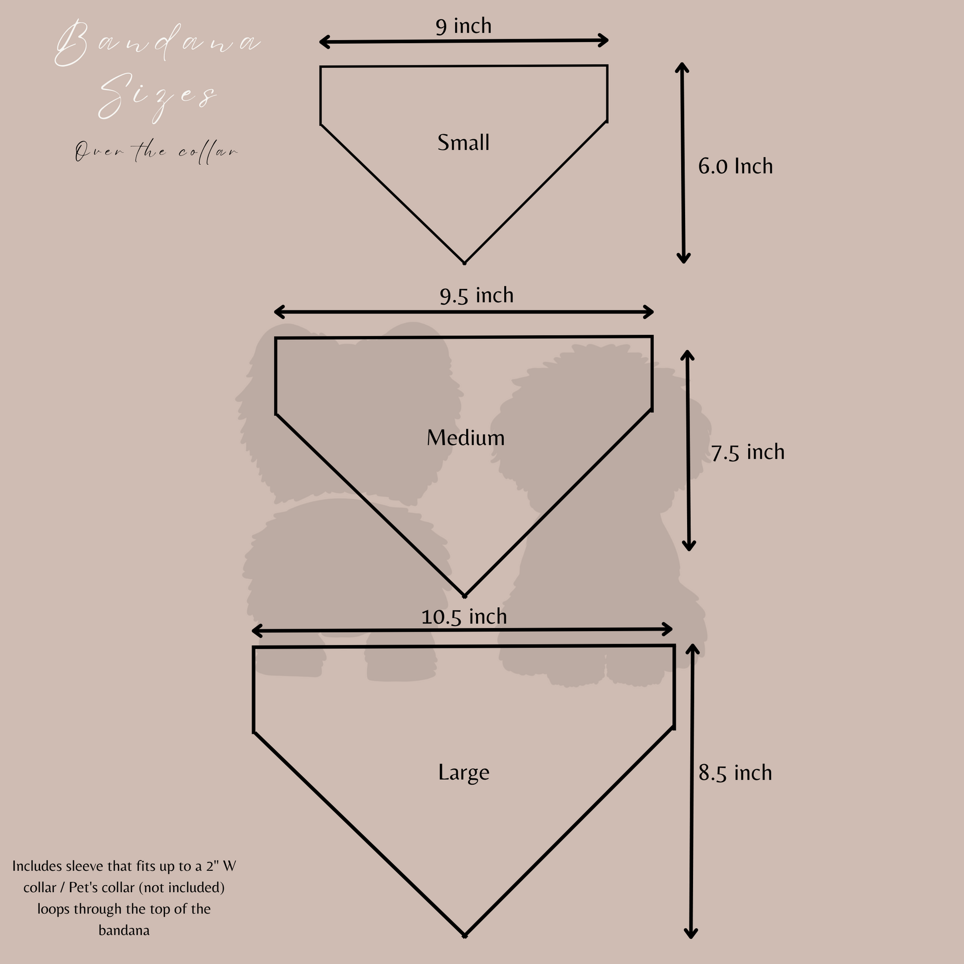 Sale over the collar dog bandana pattern Top Sale