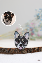 Custom Pet Portrait Phone Grip – Personalized Acrylic Grip with Your Pet’s Photo