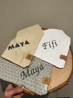 Custom Embroidered Name Over the Collar Bandana