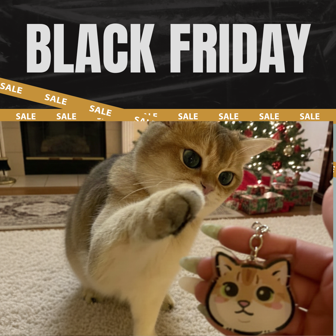 Black Friday Special —Custom Pet Portrait Acrylic Keychain