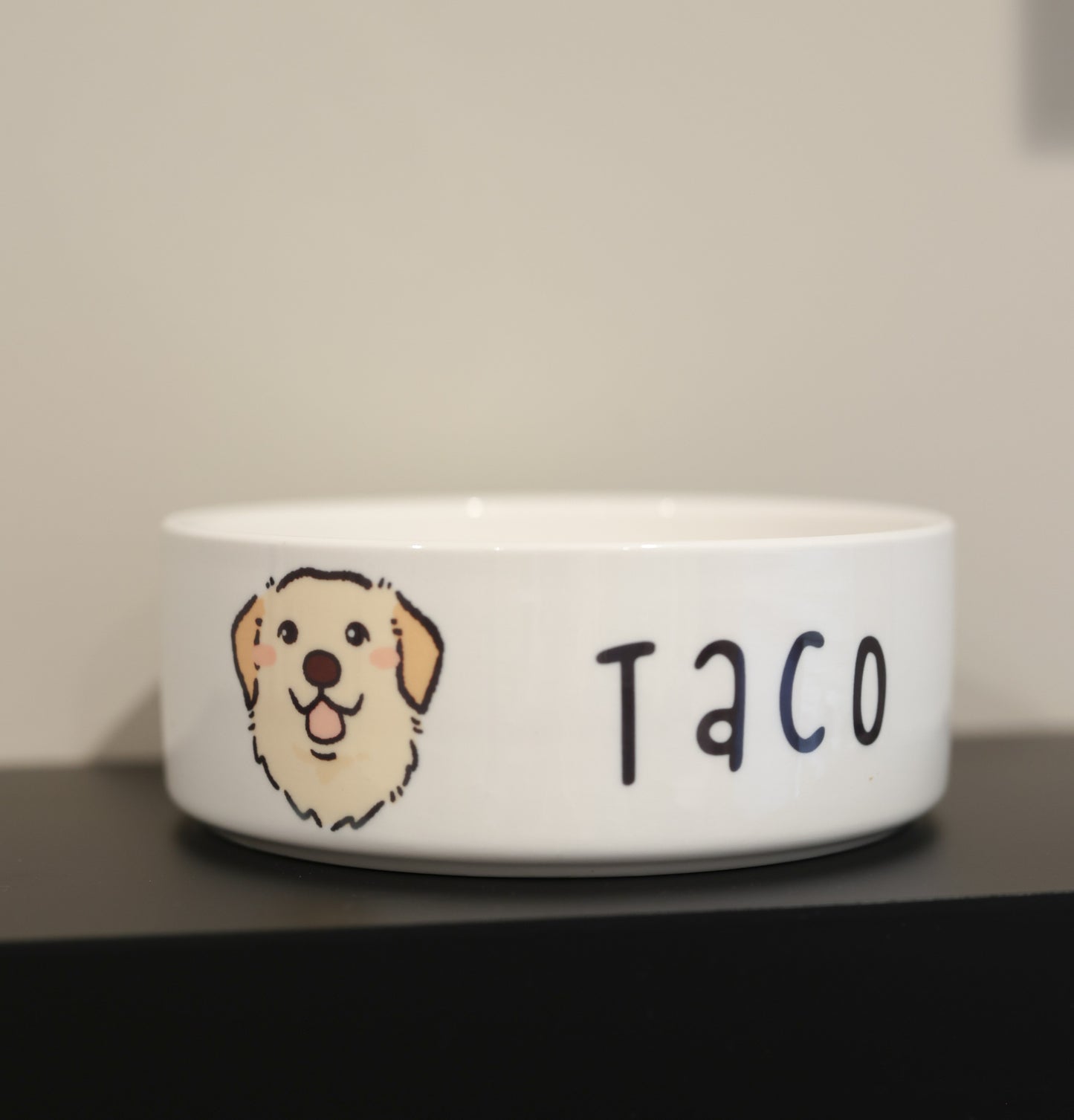 Custom Pet Portrait Bowl,Mify pup co